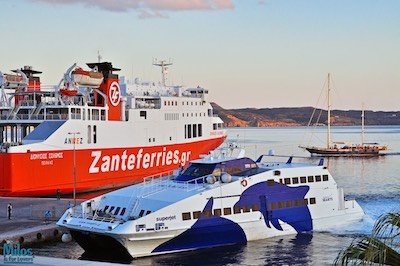 Zante Ferries Andreas Kalvos and Seajets Seajet2